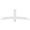 Ekena Millwork Bellingham Architectural Grade PVC Gable Bracket, 84"W x 31 1/2"H x 6"D x 6"F, 9/12 Pitch GBP084X32X0606BEL00 - alternate 3